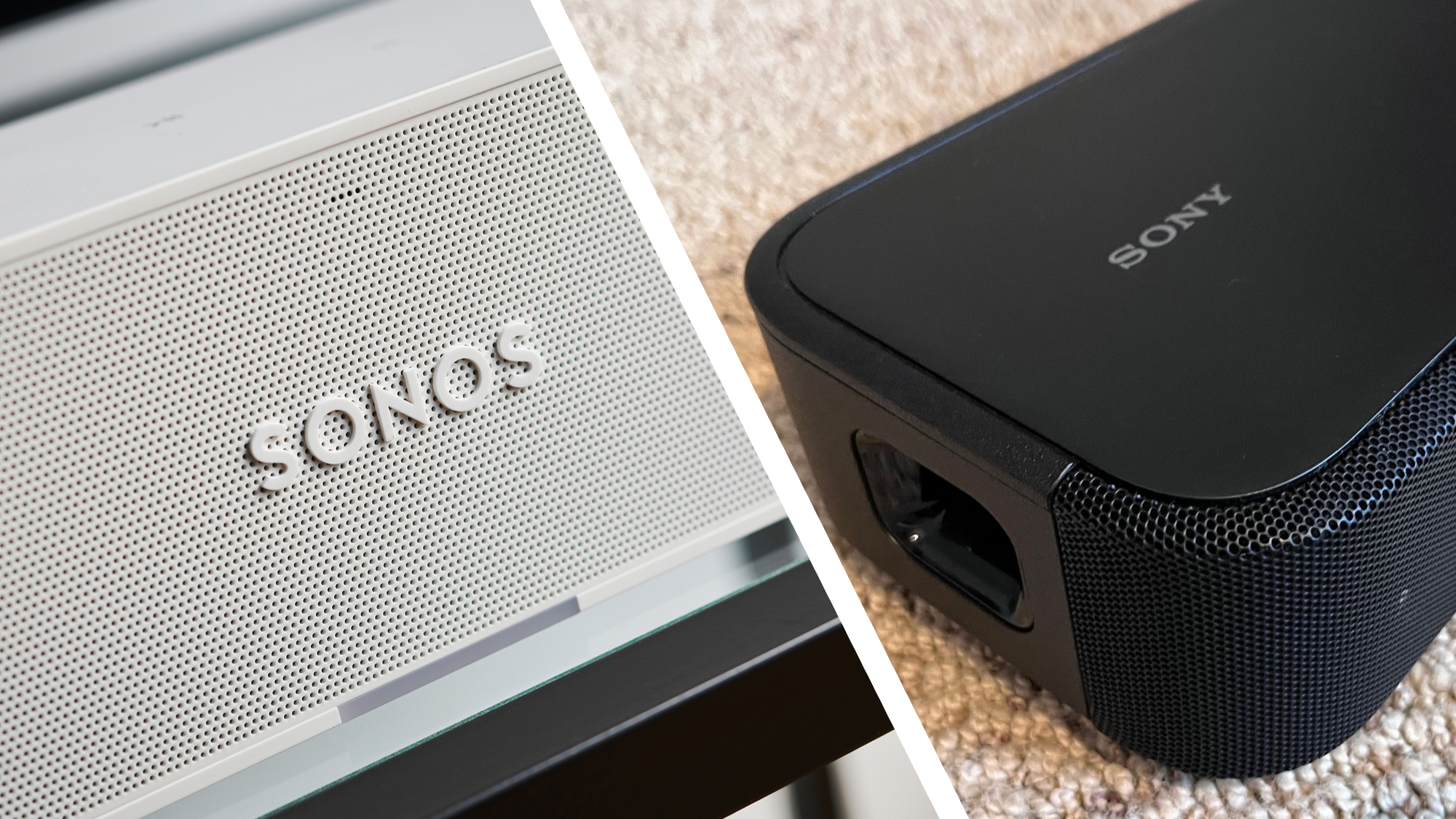 Sonos and Sony soundbars